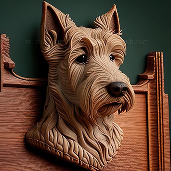 3D model st Old English Terrier dog (STL)